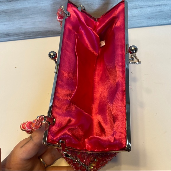 Vintage 50s sequin purse - Picture 3 of 12